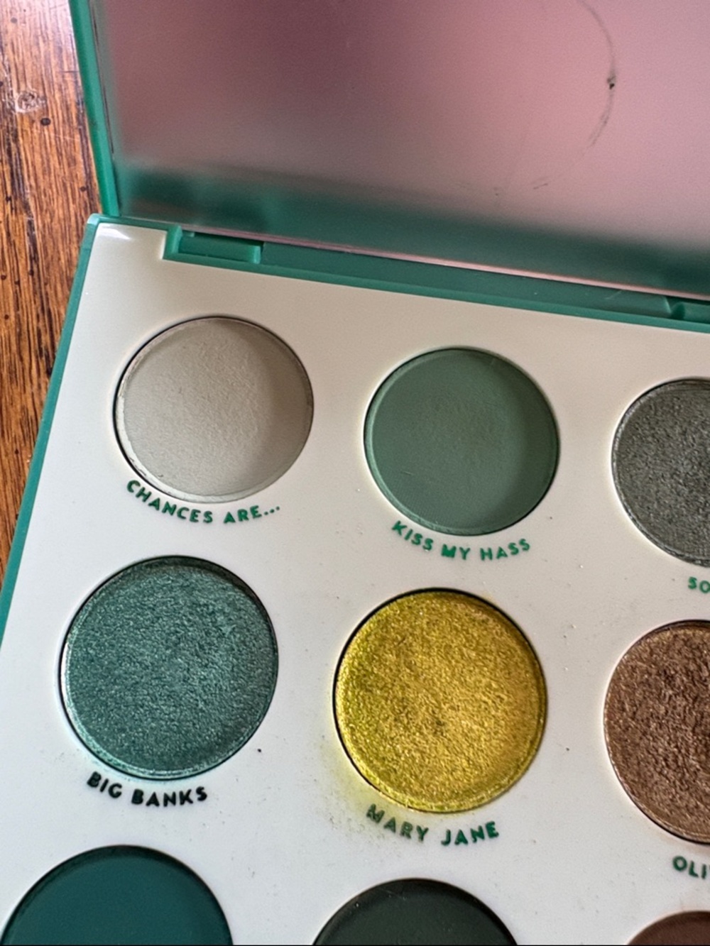 Colourpop Teal Eyeshadow Compact - Picture 5 of 6
